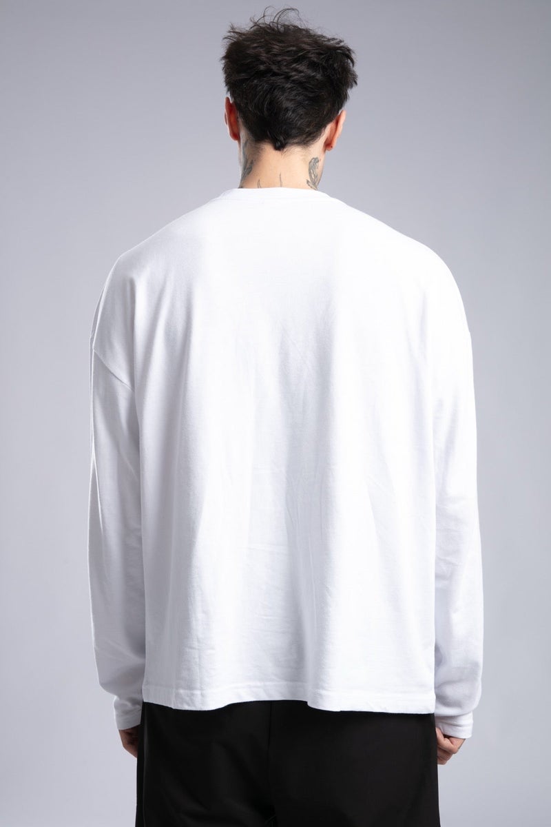 كاتش سويت شيرت ضيق بطبعة شعار بسيطة - Image 5