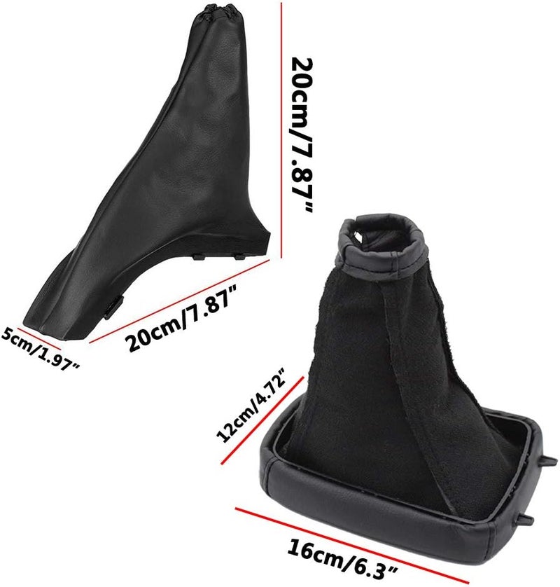 QASULER Pu Leather Gear Shift Boot for Opel Astra G - Image 2