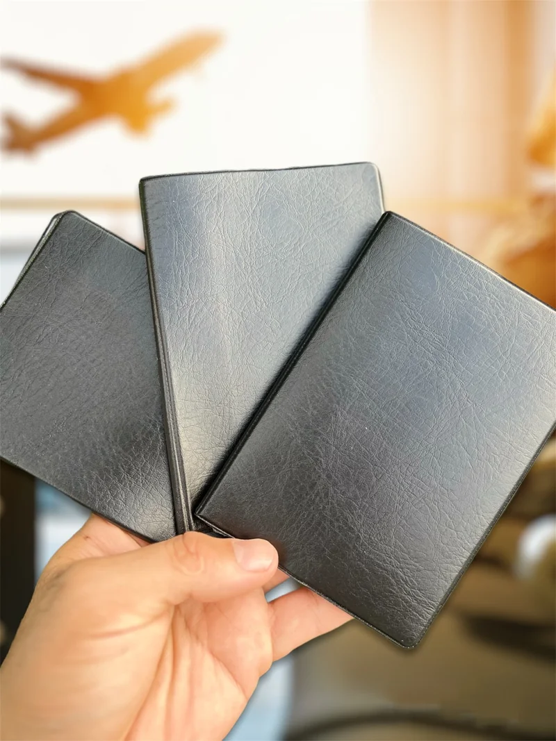 Gempo 3 Pieces Waterproof Passport Cover Vinlex Leather Passport Case Passport Holder Universal with Extra Pocket