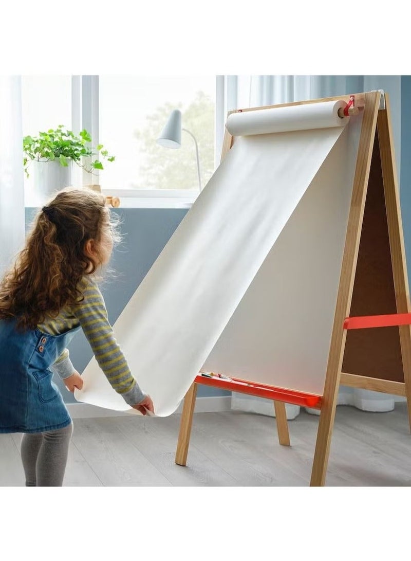 Generic Drawing Paper Roll Ideal for Paints Wall Art Easel Fadeless Bulletin Board Gift Wrapping and Kids Crafts  - Image 2