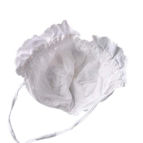 XYX Baby Girl Toddlers Breathable Lacy Bonnet Eyelet Cotton Adjustable Sun Protection Hat - Image 5