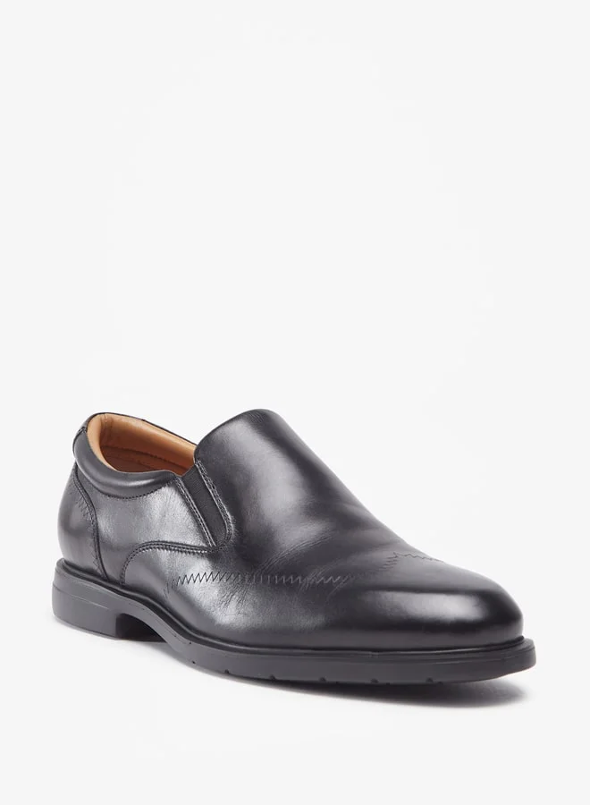لو كونفورت Men Solid Slip On Loafers
