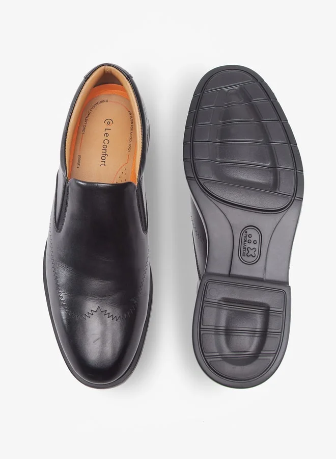 لو كونفورت Men Solid Slip On Loafers