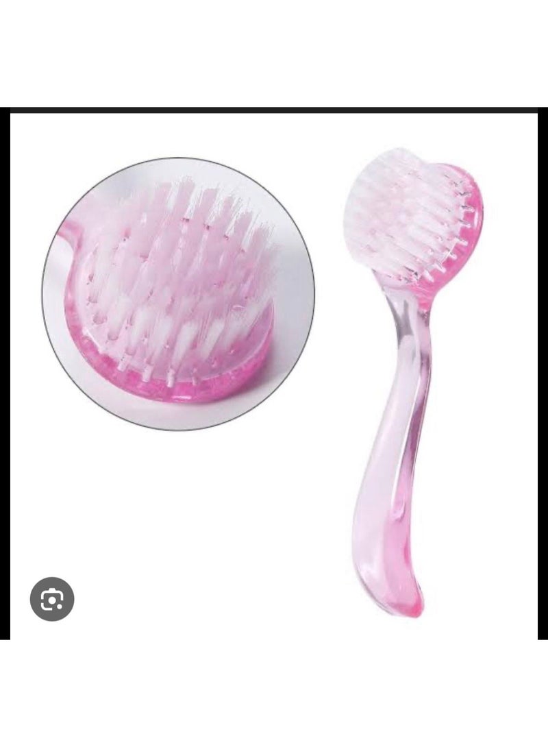 فرشاة تنظيف الوجه اليدوية، مقشر وجه سيليكون غير كهربائي، لتنظيف عميق وتقشير لطيف وإزالة الرؤوس السوداء والتدليك، لجميع أنواع البشرة، [متعدد الألوان] - Image 2
