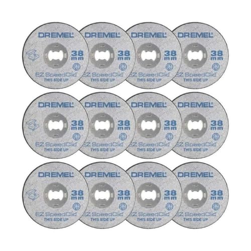 Dremel 456B EZ SpeedClic Cutting Wheels Accessory Set with 12 Metal Saw Cutting Discs for Rotary Multi Tool - Image 2