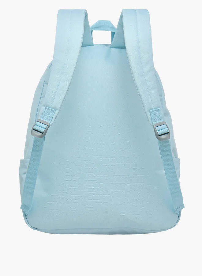 Kappa Logo Print School Backpack with Pencil Pouch - 46x38x15 cm
