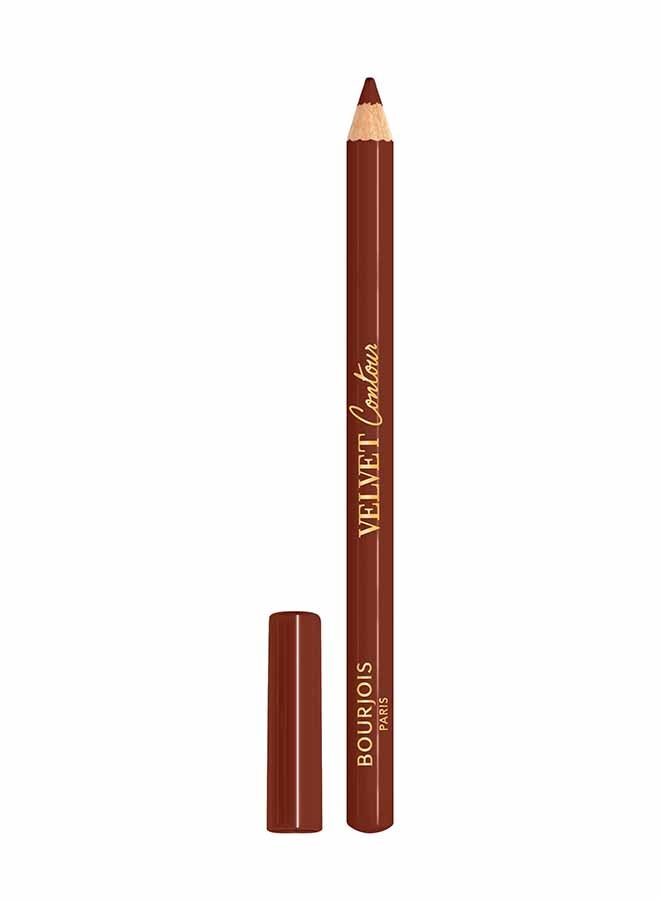 BOURJOIS PARIS قلم تحديد الشفاه المخملي بني - Image 1