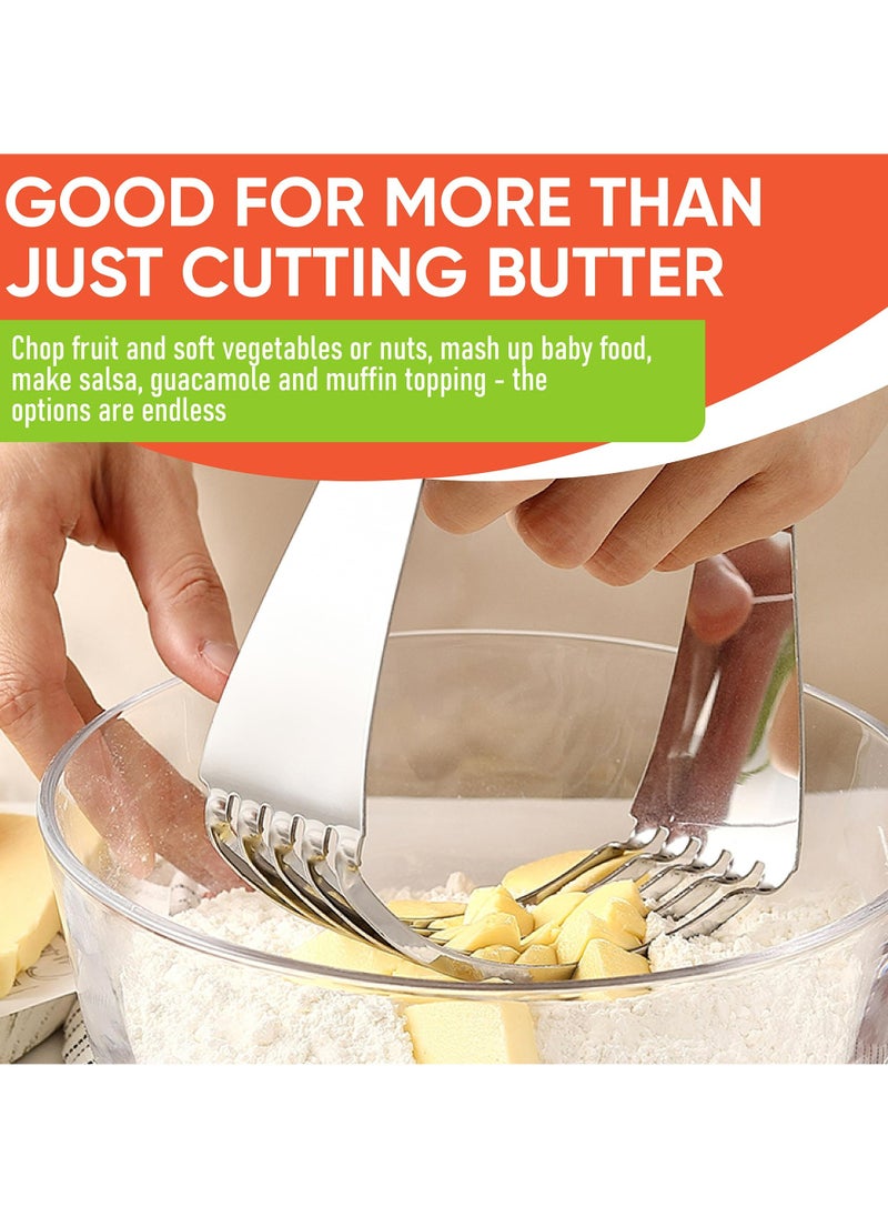Dominy Dough Blender ,Top Professional Pastry Cutter ,Stainless Steel Pastry Blender Pastry Cutter, Dough Blender, Stainless Steel Blades High Quality Dough Blender Made of Top Quality Stainless Steel for Home Professional Use  - Image 5