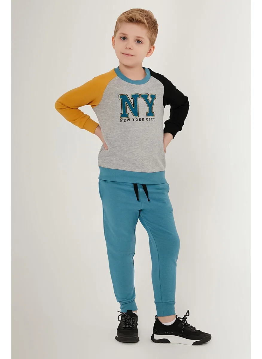 روليبولي New York Gray Boys Tracksuit Set