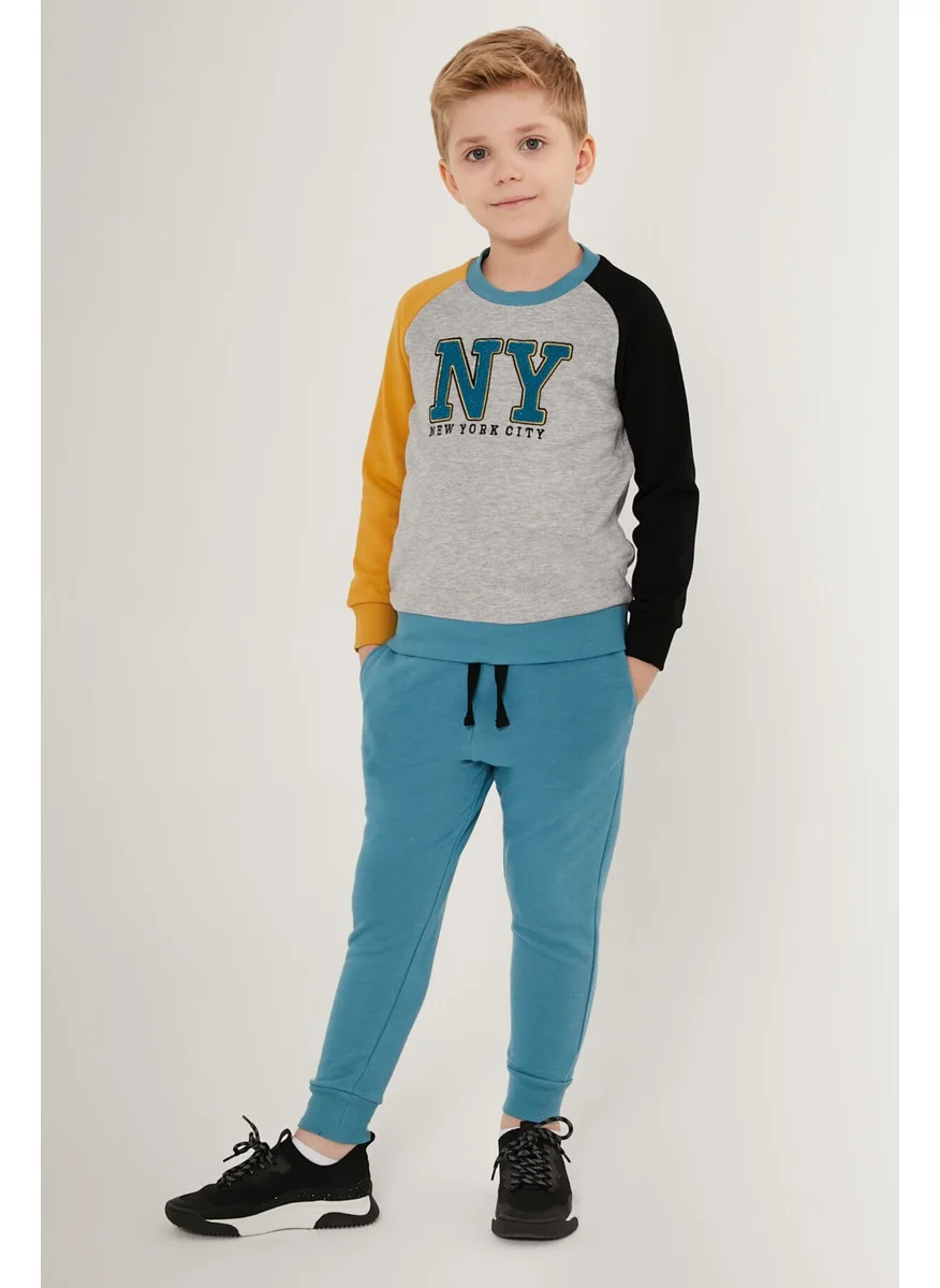 روليبولي New York Gray Boys Tracksuit Set