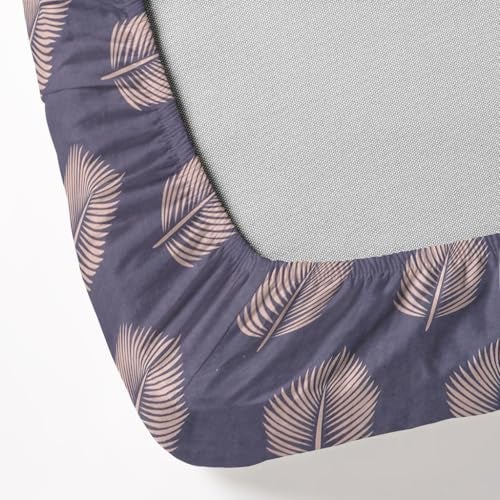 RD TREND Waterproof Elastic Fitted Bedsheet, Queen Size 78x60x8 Inch, with 2 Waterproof Pillow Covers 18x28 Inch, Washable, Wrinkle Resistant Grey Tree - Image 5