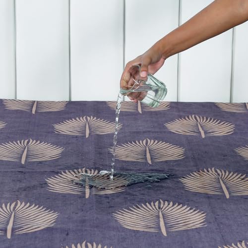 RD TREND Waterproof Elastic Fitted Bedsheet, Queen Size 78x60x8 Inch, with 2 Waterproof Pillow Covers 18x28 Inch, Washable, Wrinkle Resistant Grey Tree - Image 3