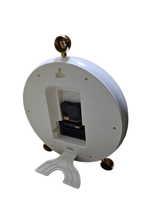 Analog clock combined with a new decorative electronic clock, 27 cm in diameter - Image 2
