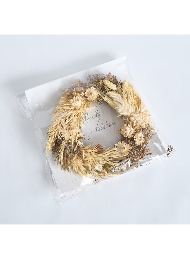 Home Box Miley Dried Flower Wreath with Natural Aroma Oil 28 x 30 x 5 cm  - Image 4