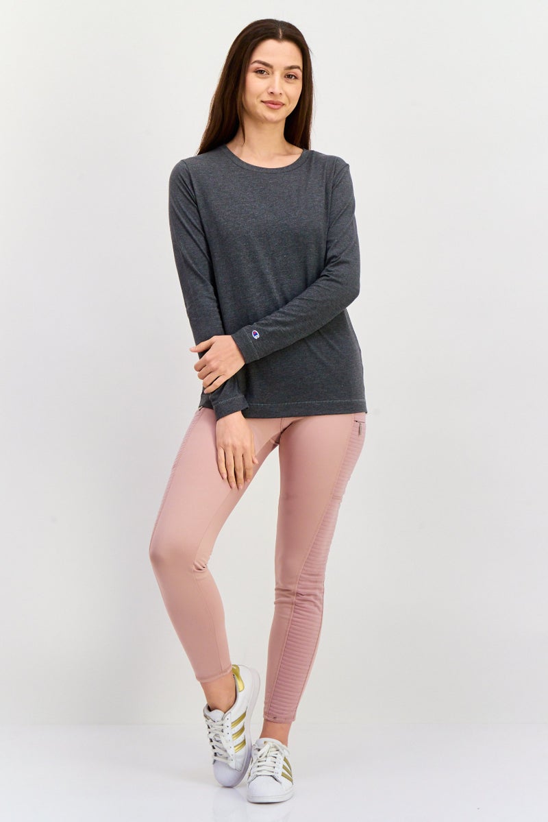Champion Women Sportswear Fit Long Sleeve Training Tops, Charcoal - Image 4