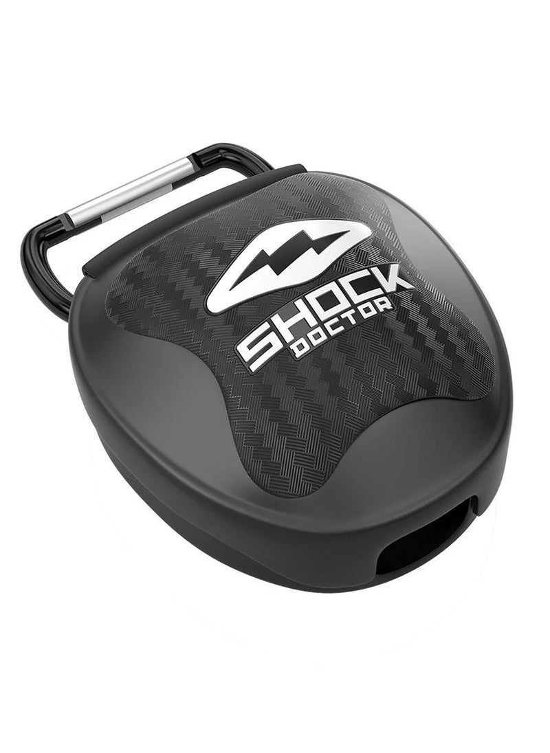 Shock Doctor SD MOUTHGUARD CASE CHROME BLACK STANDARD  - Image 1