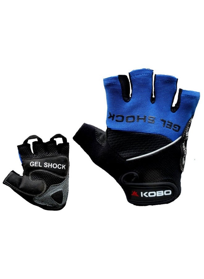Kobo - Gym Gloves Gel Padded Unisex Hand Protector for Fitness Weight Lifting (Imported) - Image 1
