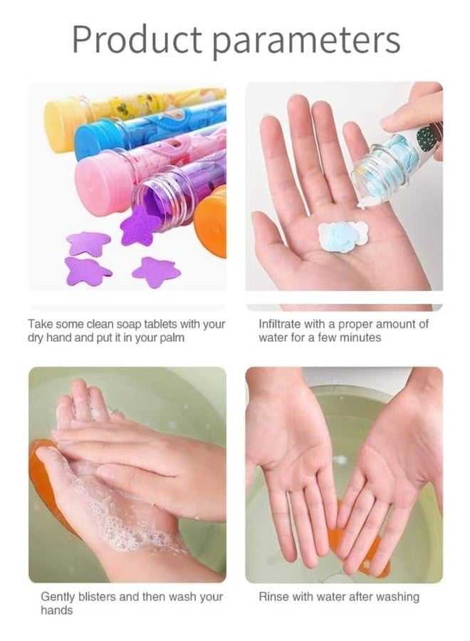 Flytouch Disposable Mini Soft Paper Hand Washing Soap Tubes Bottle for Travel (Pack of 8) - Image 4