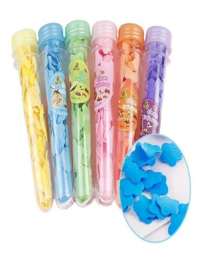 Flytouch Disposable Mini Soft Paper Hand Washing Soap Tubes Bottle for Travel (Pack of 8) - Image 1