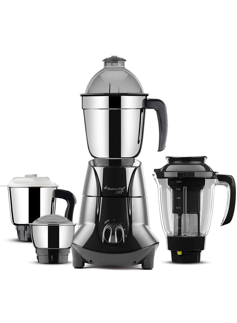 Butterfly Jet Elite 750-Watt Mixer Grinder with 4 Jars (Grey) & Hippo 2.0 L Table Top Wet Grinder, Cherry Combo - Image 4