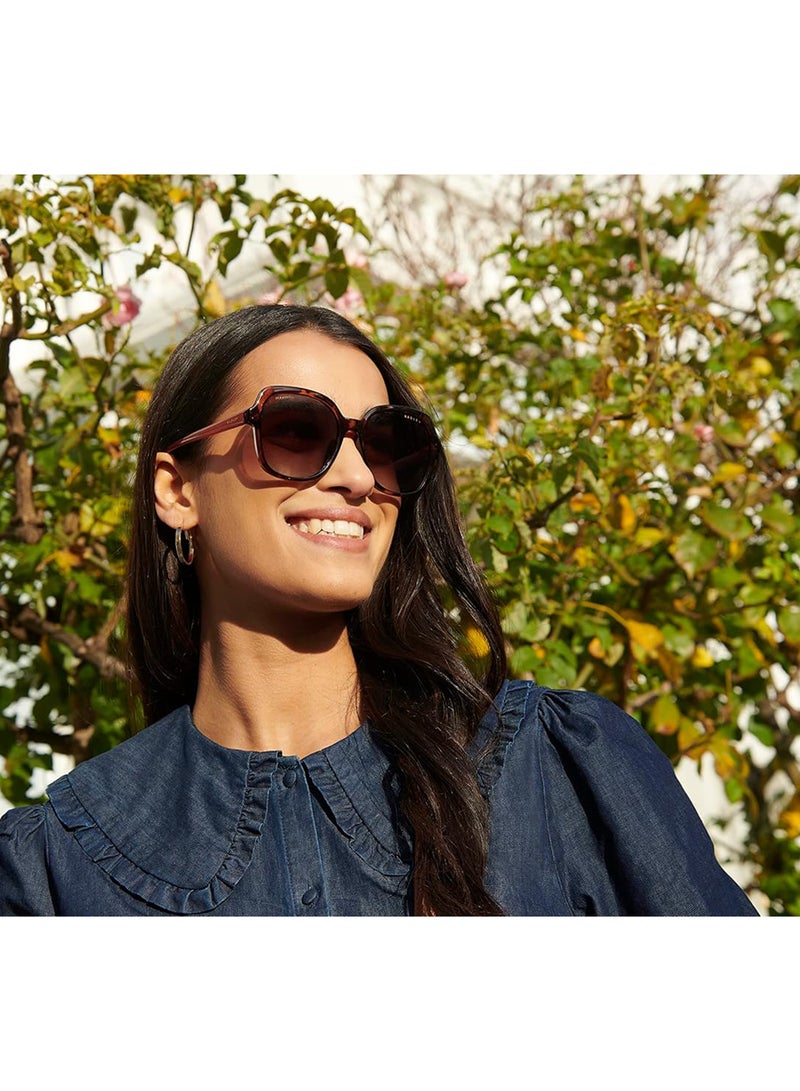 Radley نظارات شمسية مستديرة للنساء RDS-6505 مزودة بفلتر قطبي زرقاء 57 مم - Image 4