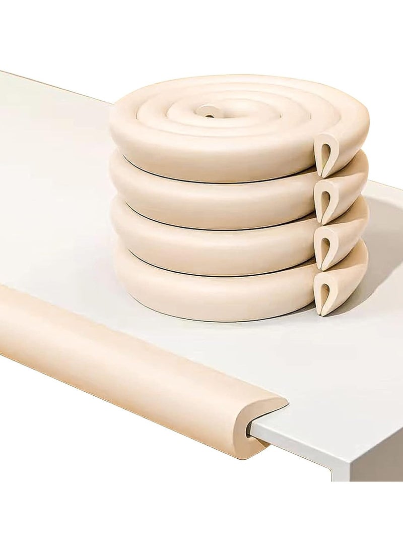 INSIJAM 2M Safety Edge Corner Protector Set Soft Silicone Bumper Strip Anti-Sharp Edge Protector For Furniture/Drawers/Tables/Cabinets - Image 1