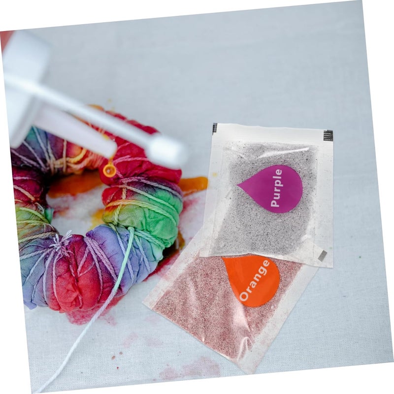 Operitacx 10pcs Vibrant Tie Dye Pigment Powder for DIY Fabric Art Non-Fading Easy Use Colors for Clothing Hats and Crafts for Boys and Girls and - Image 5
