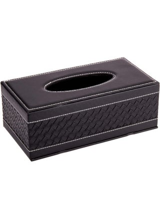 AKDC Tissue Box Black 12Cm X 24Cm X 9Cm Dark Brown