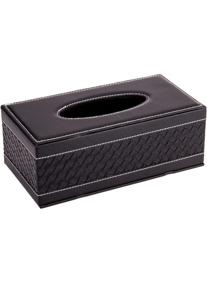 AKDC Tissue Box Black 12Cm X 24Cm X 9Cm Dark Brown - Image 1