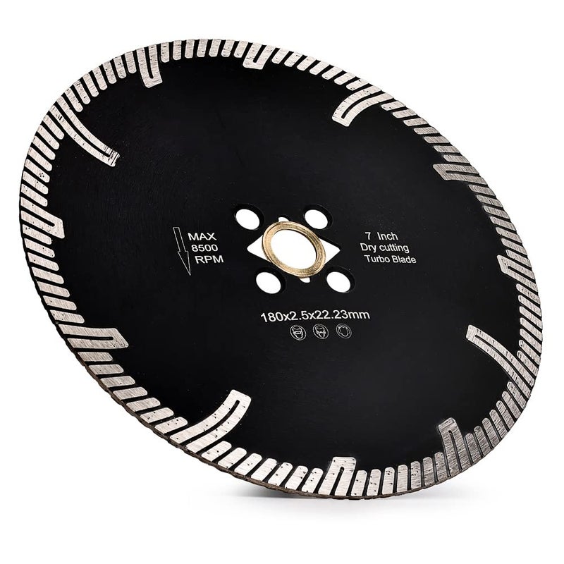 Casaverde Granite Cutting Blade 7" Diamond Turbo Blade for Granite,Marble,Engineered Stone and Ceramic Tile - Image 1