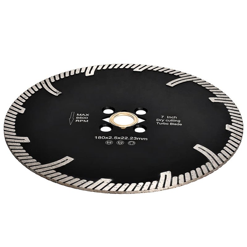 Casaverde Granite Cutting Blade 7" Diamond Turbo Blade for Granite,Marble,Engineered Stone and Ceramic Tile - Image 3
