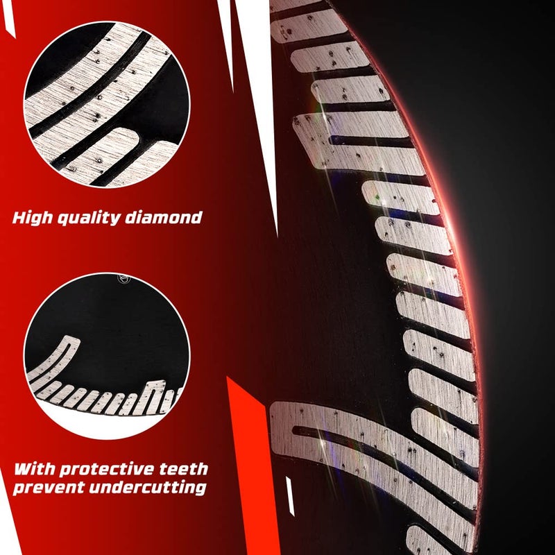 Casaverde Granite Cutting Blade 7" Diamond Turbo Blade for Granite,Marble,Engineered Stone and Ceramic Tile - Image 5