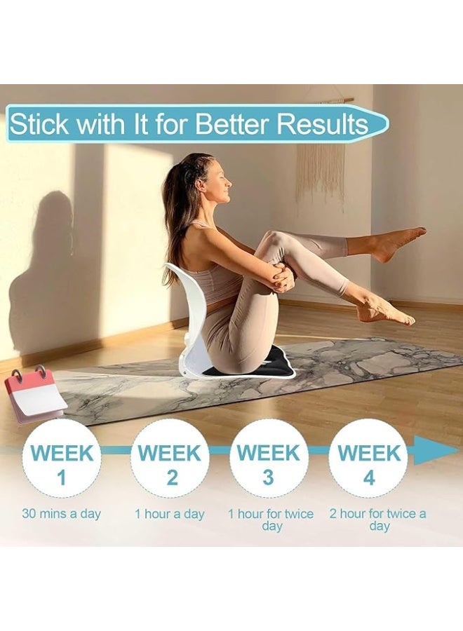 DUNISO وسادة دعم المقعد والظهر، وسادة ظهر من فوم الذاكرة الطبية، تخفف من عرق النسا، وآلام أسفل الظهر والعصعص، قابلة للتعديل، مريحة، قابلة للغسل، وسادة متعددة الاستخدامات للسيارة والمكتب - Image 3