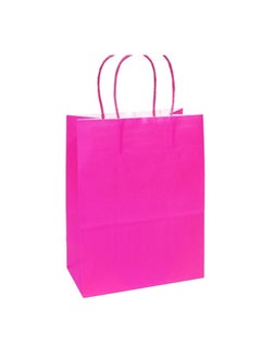 بريما طقم أكياس هدايا ورقية زهري مكون من 12 قطعة 10x19x25 سم 