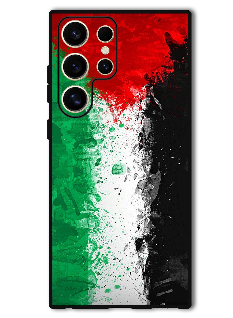 Theodor Protective Case Anti Scratch Shock Proof Bumper Cover For Samsung Galaxy S24 Ultra Palestine Flag 1 - Image 1