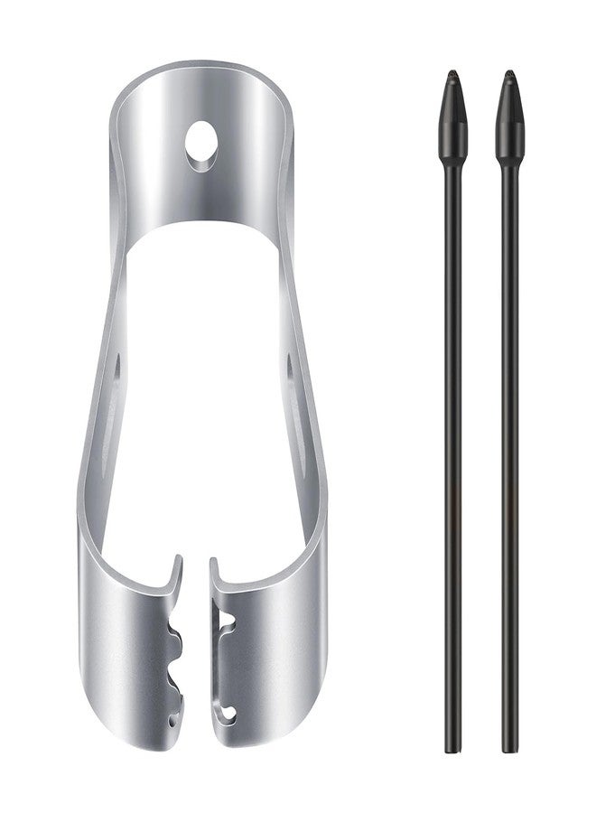 Qenw قلم S Pen S24 Ultra (مع بلوتوث) بديل متوافق مع سامسونج جالاكسي S24 ألترا 5G، قلم لمس + رؤوس/أطراف بديلة (رمادي داكن) - Image 1