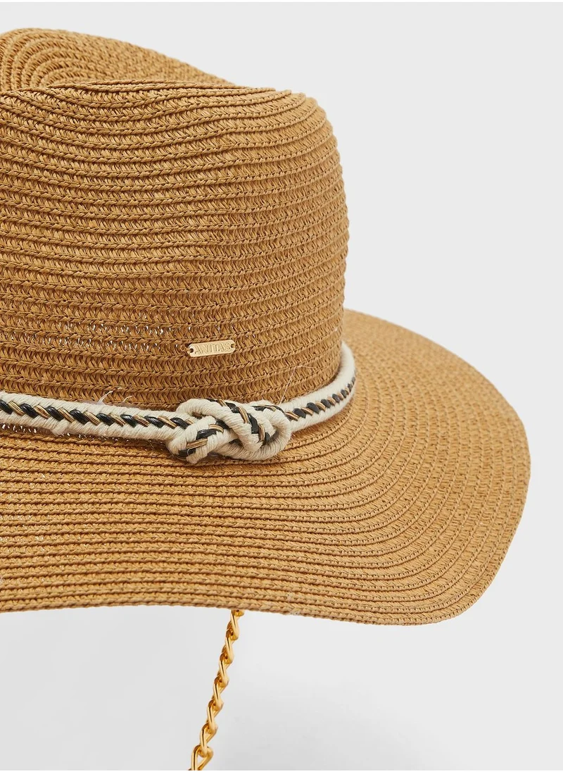 Anita's Knot It Down Chain Detail Hat