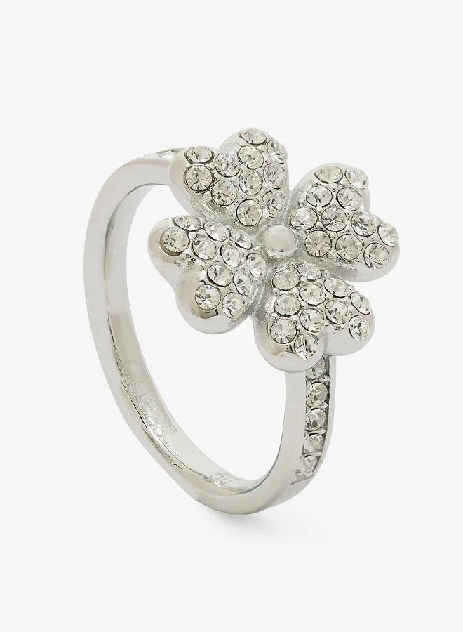 GUESS  Lucky Charm Pave Ring for Women | Best Price UAE