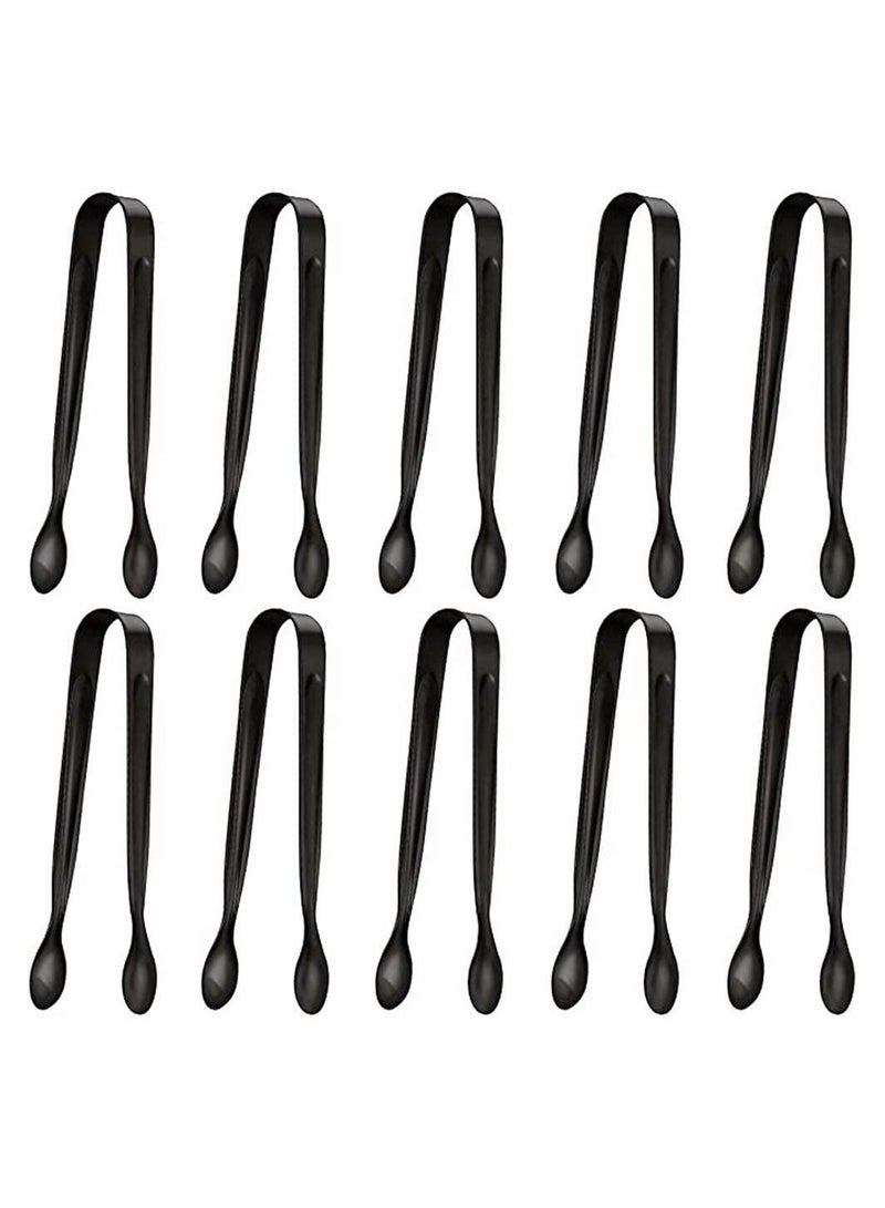 KASTWAVE 10-Piece Stainless Steel Food Tongs, Rock Candy Tongs - Image 1