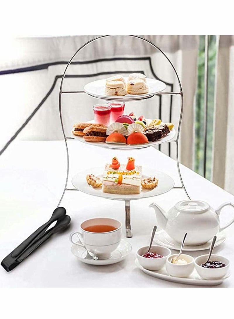 KASTWAVE 10-Piece Stainless Steel Food Tongs, Rock Candy Tongs - Image 4