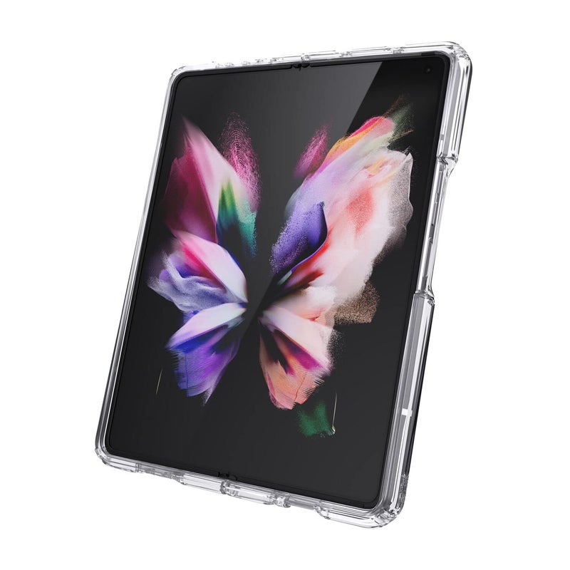 Speck Samsung Galaxy Z Fold3 5G Case - Drop Protection, Scratch Resistant & Shock-Absorbent Case for Fold Samsung Galaxy Fold3 5G - Slim Design Grip Protection - Presidio Perfect Clear Case - Image 5