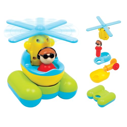 Giggles - Build N Play Helicopter, DIY Activity Toy with Pull Back, Improves Logical Thinking, 3 Years & Above, Infant and Preschool Toys (Multicolor) - Image 1