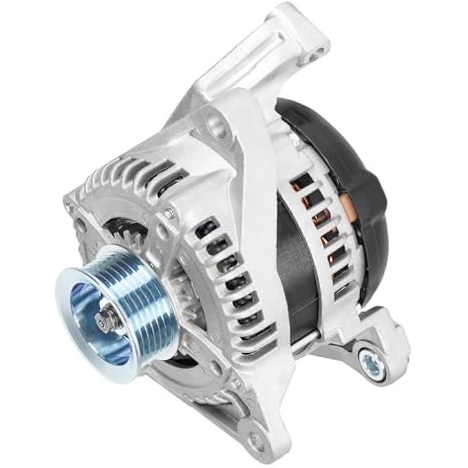 ILONPA Alternator 4.7L 3.7L Replacement Compatible with 2001-2006 Dodge Durango, 2005-2006 Jeep Grand Cherokee, 2006 Commander, 2003-2006 Liberty Replace VND0281, 400-52118R, 4801252AA - Image 1