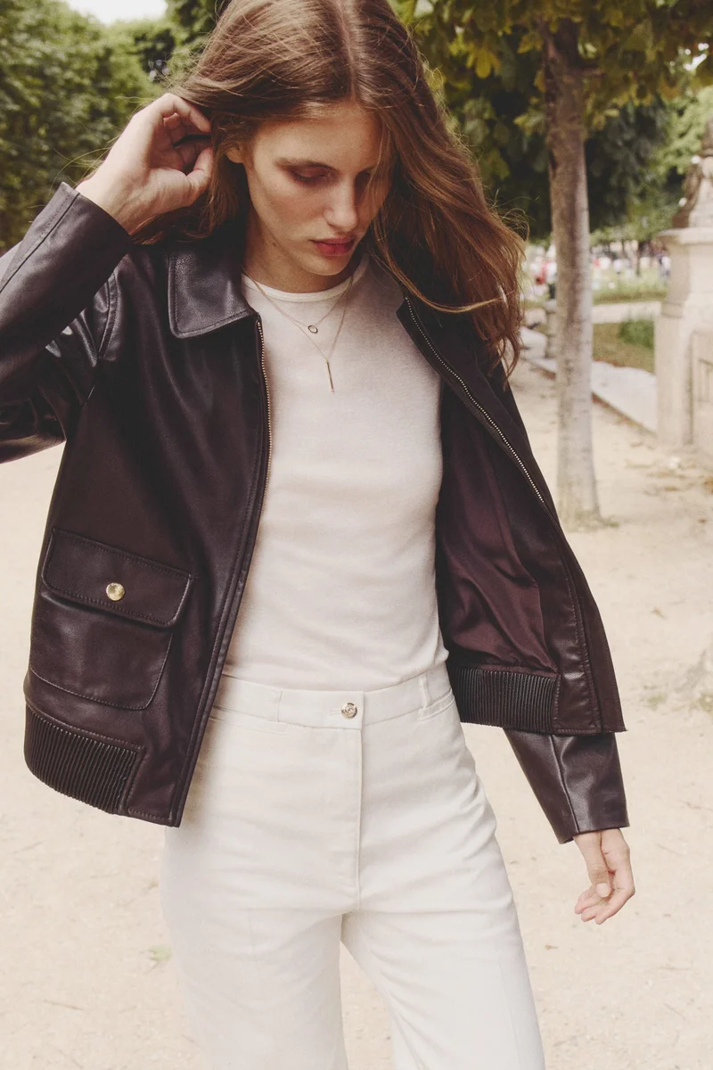 H&M Flared twill trousers