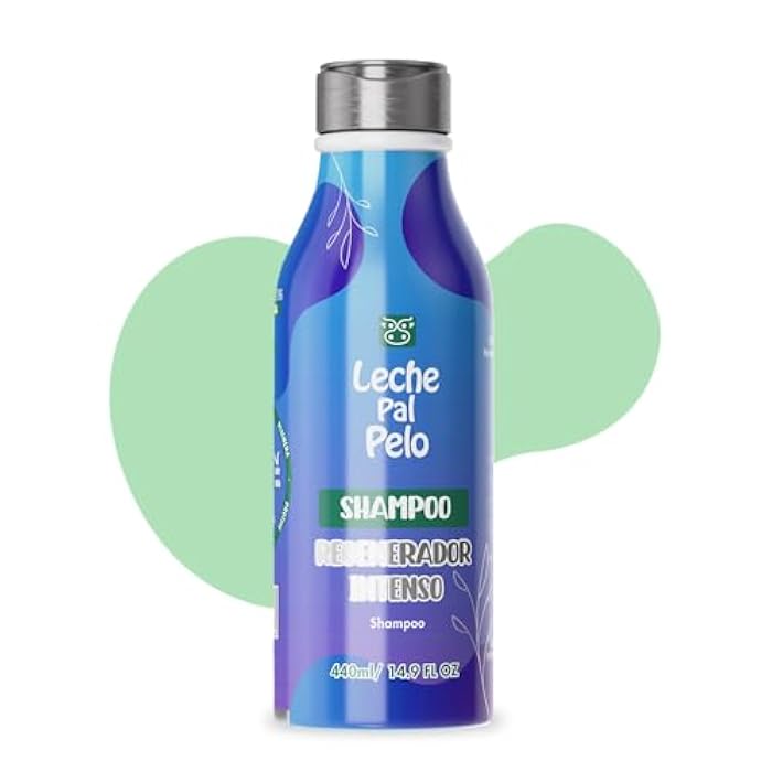 Leche Pal Pelo Intense Regenerator - Shampoo - Deep Moisture for Dry, Damaged Hair - Shampoo with Coconut Milk, Aloe Vera and Amino Acids - 14.9 oz - Image 1