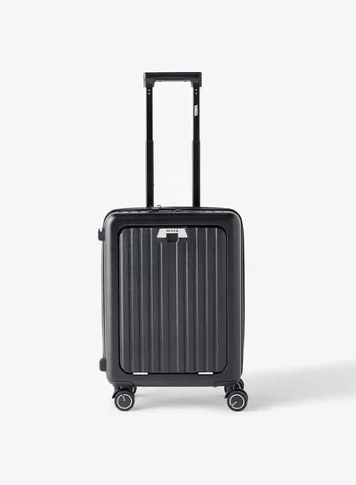 Wave Textured Hardcase Trolley Bag with Retractable Handle
