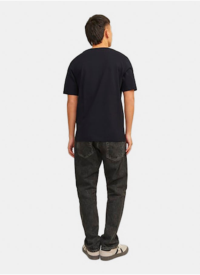 JACK & JONES Jjelogo Tee Ss O-Neck 2 Col Aw24 Sn  - Image 4