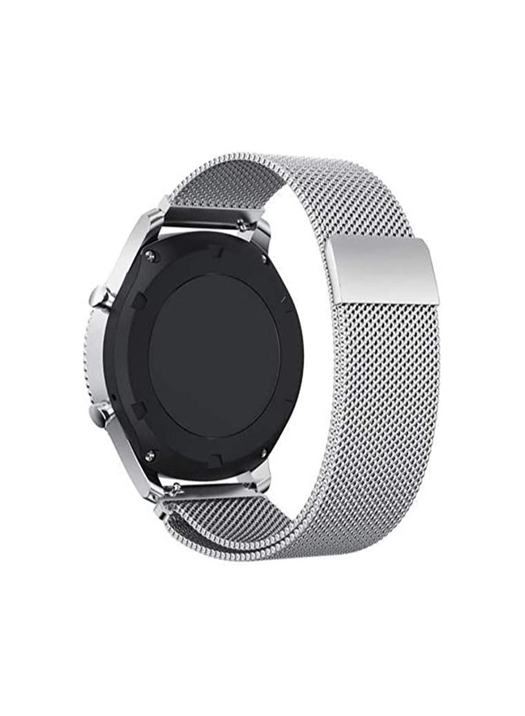 Compatible with Samsung Galaxy Watch Active/Active 2 40mm / 44mm Strap, 20mm Stainless Steel Mesh Metal Watch Band for Gear Sport / S2 Classic/Garmin Vivo Active 3 / Watch 3 41mm - Image 2