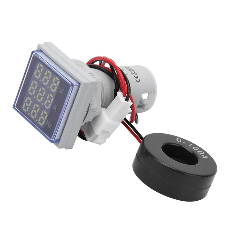 AC Voltage Current Tester Portable 3-in-1 Electric Meter for Electrical Testing Blue Color (White) - Image 3