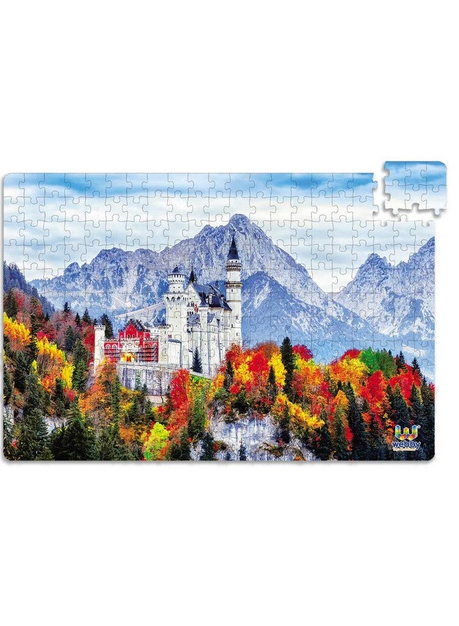 Webby Neuschwanstein Medieval Castle Jigsaw Puzzle For Kid, 252 Pieces - Image 3